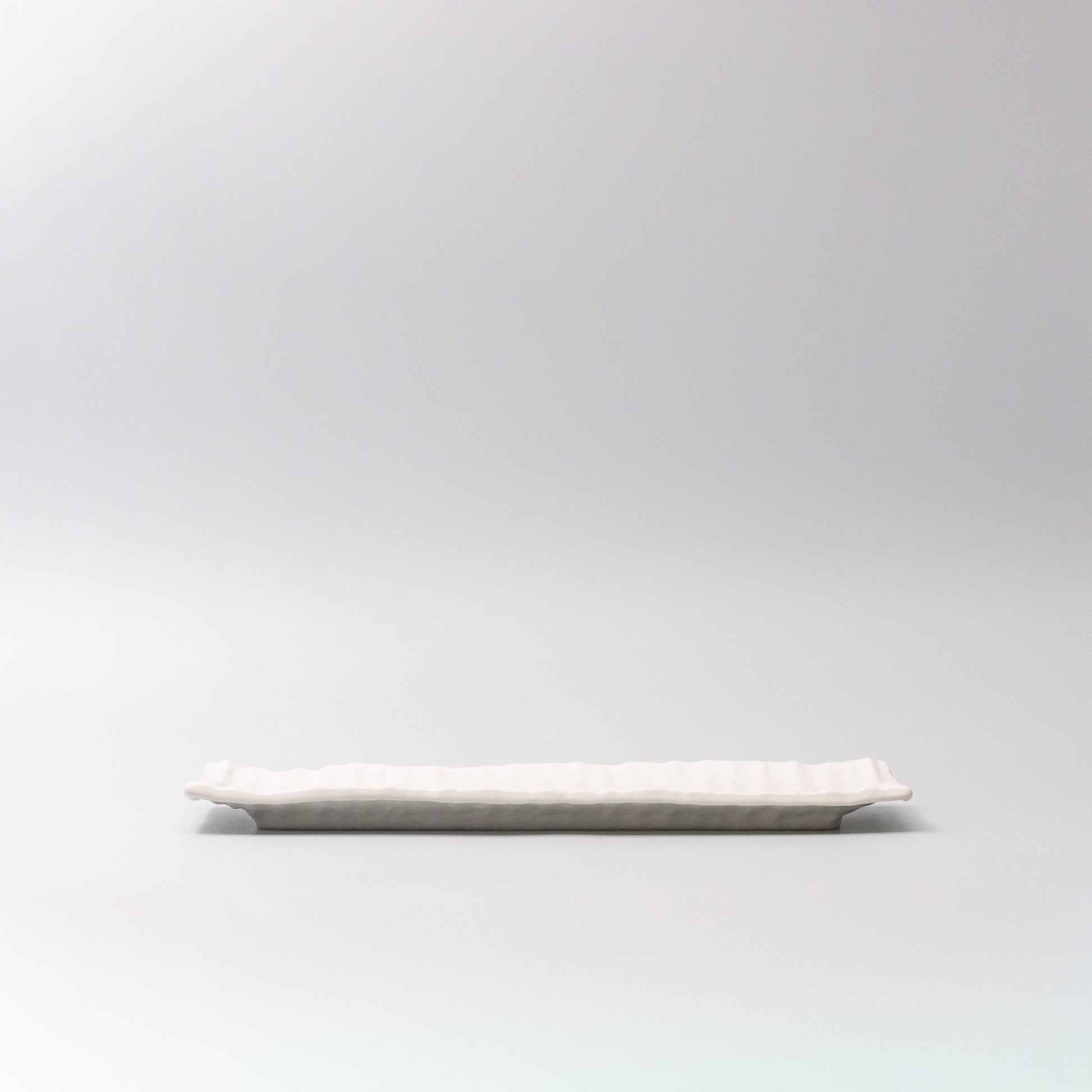 Sashimi Plate 33cm White Glaze - Image 4