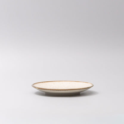 Tapas Plate 17cm Ivory Pearl Glaze - Image 3