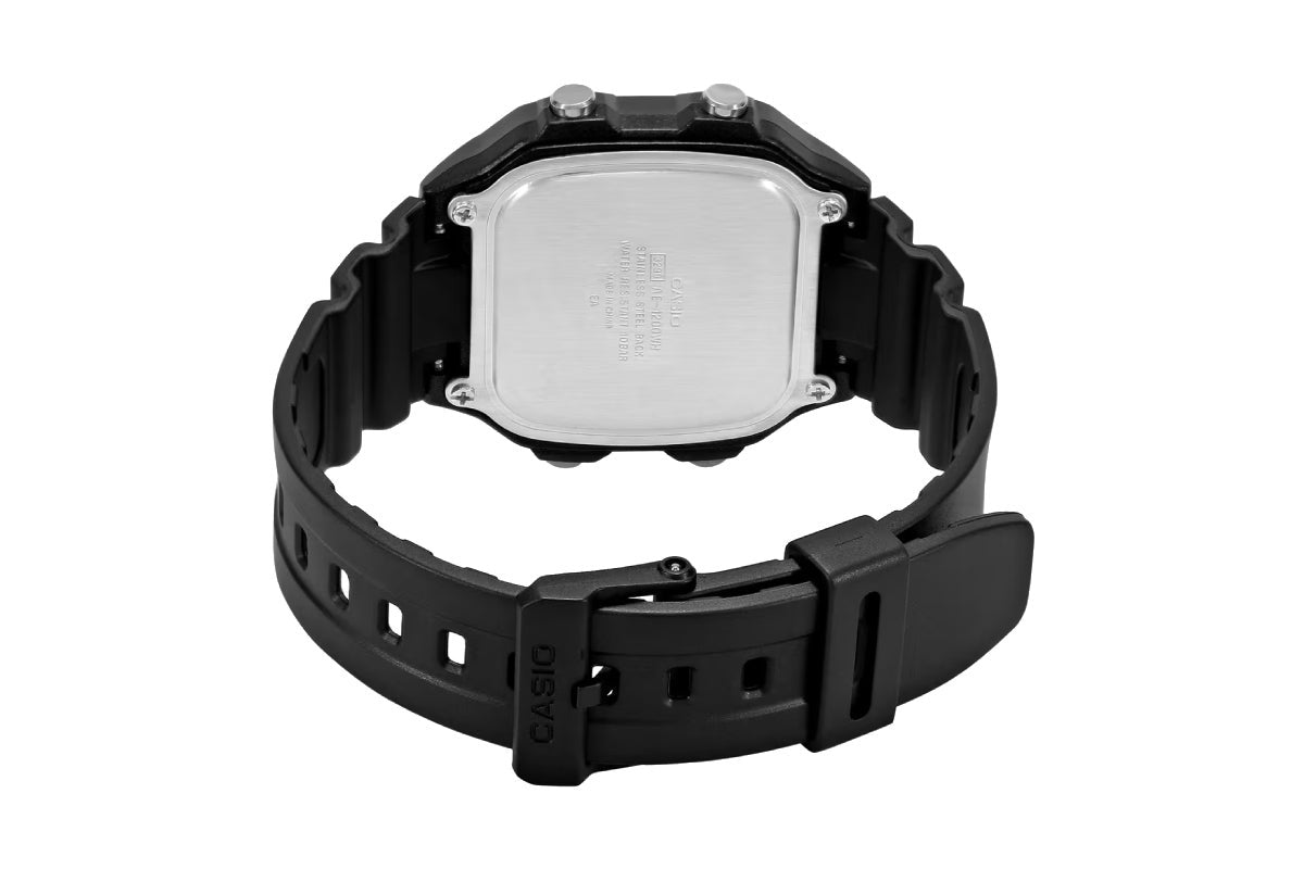 Casio Men's All Black World Timer Digital Watch AE1200WH-1A (Black) - Image 4