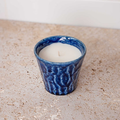 Candle Kyoto in Bloom Blue Ceramic 180g
