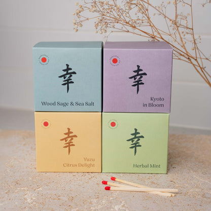 Candle Herbal Mint White Ceramic 180g - Image 5