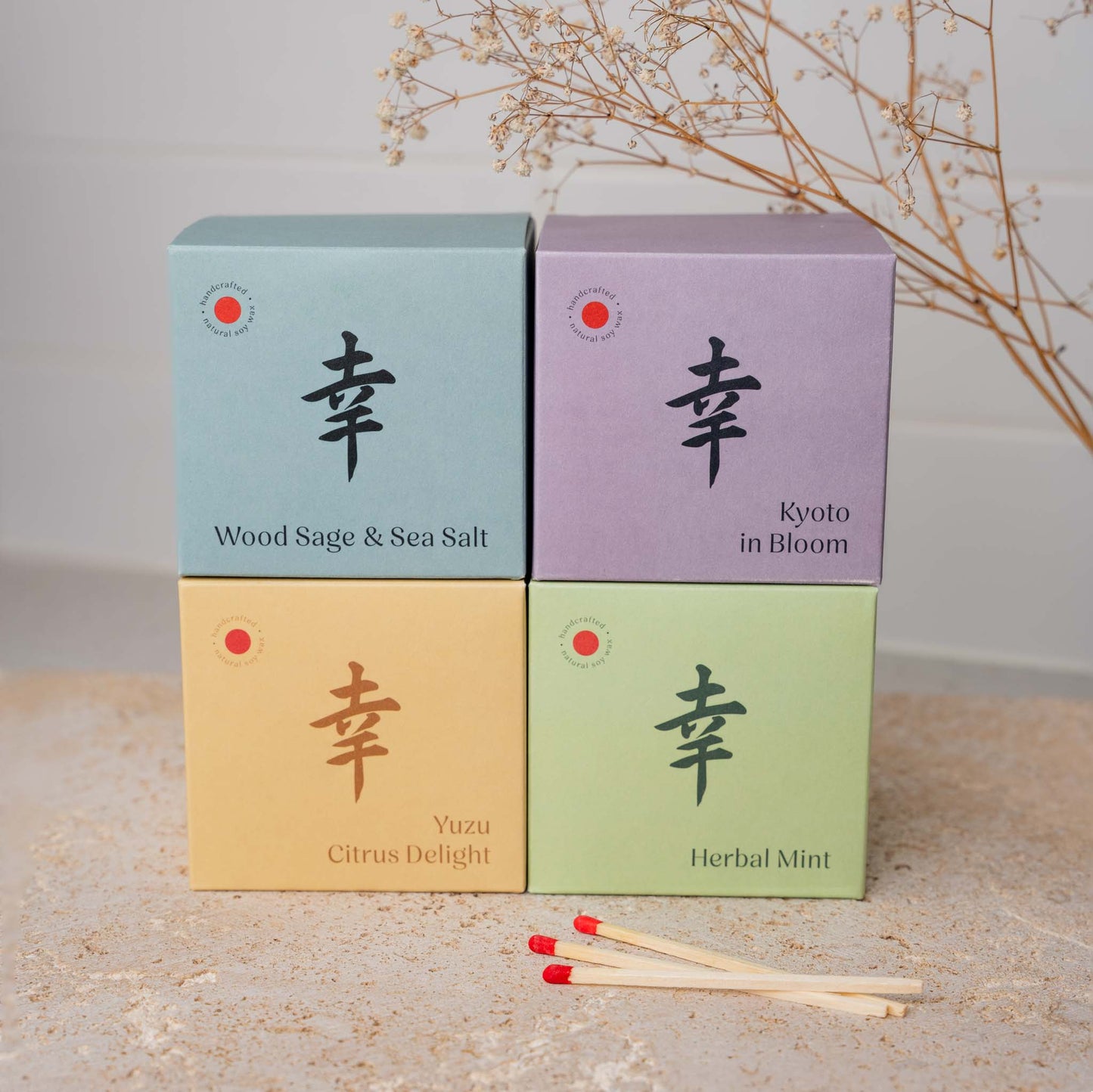 Candle Wood Sage Sea Salt Blue Ceramic 180g - Image 4