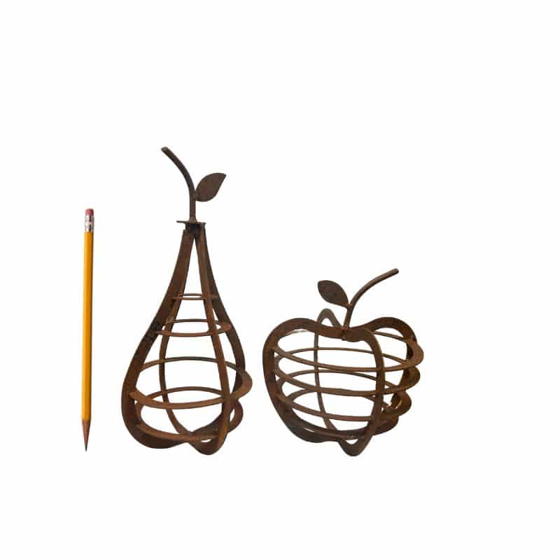 Set 2 Contemporary Apple & Pear 11cm, 23cm - Image 2