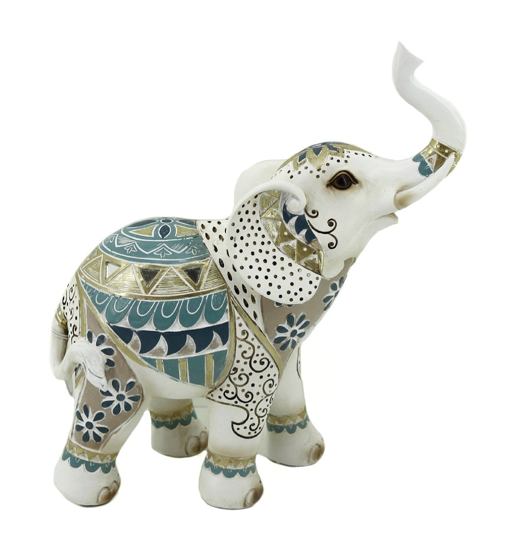 Mosaic Elephant Statue / Ornament 32cm