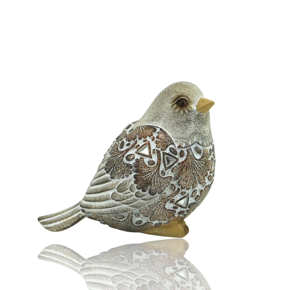 Polyresin Deco Bird ornament 10cm