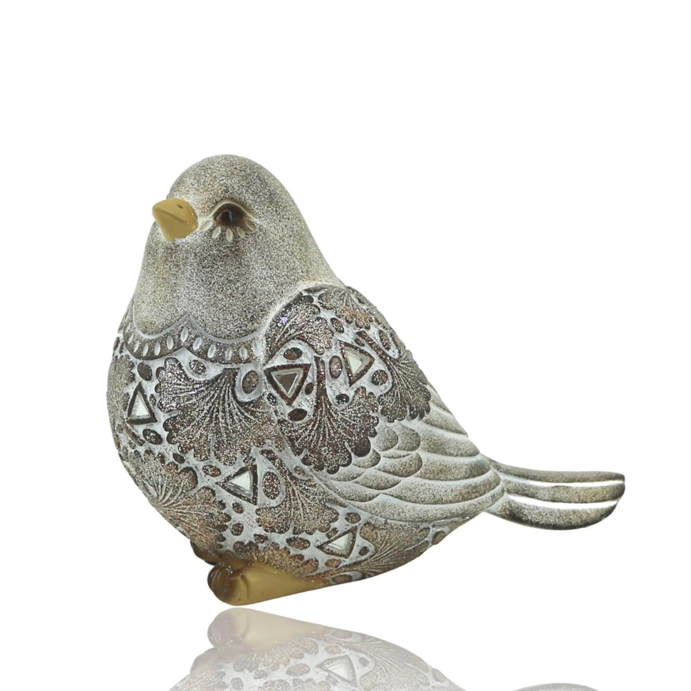 Polyresin Deco Bird ornament 13cm