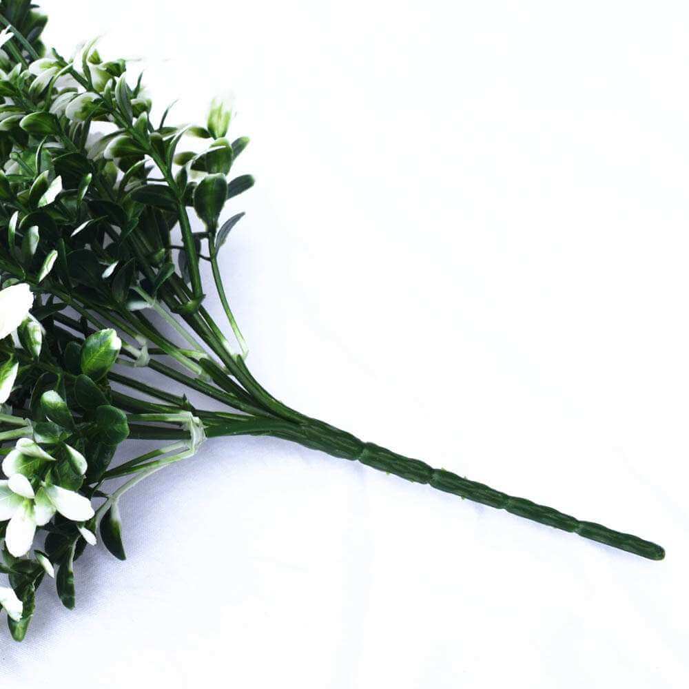 White Tipped Money Leaf Stem UV Resistant 32cm - Image 3