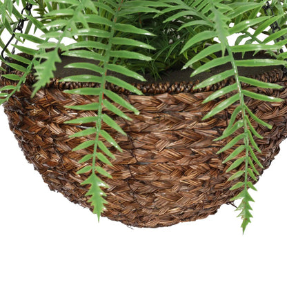 Large Artificial Hanging Basket (Fern Hanging Basket) UV Resistant - Image 4