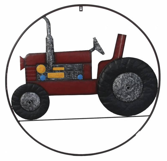 Welcome Tractor Wall Art 80cm