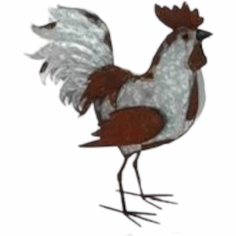 Rockin Rooster Statue 48cm