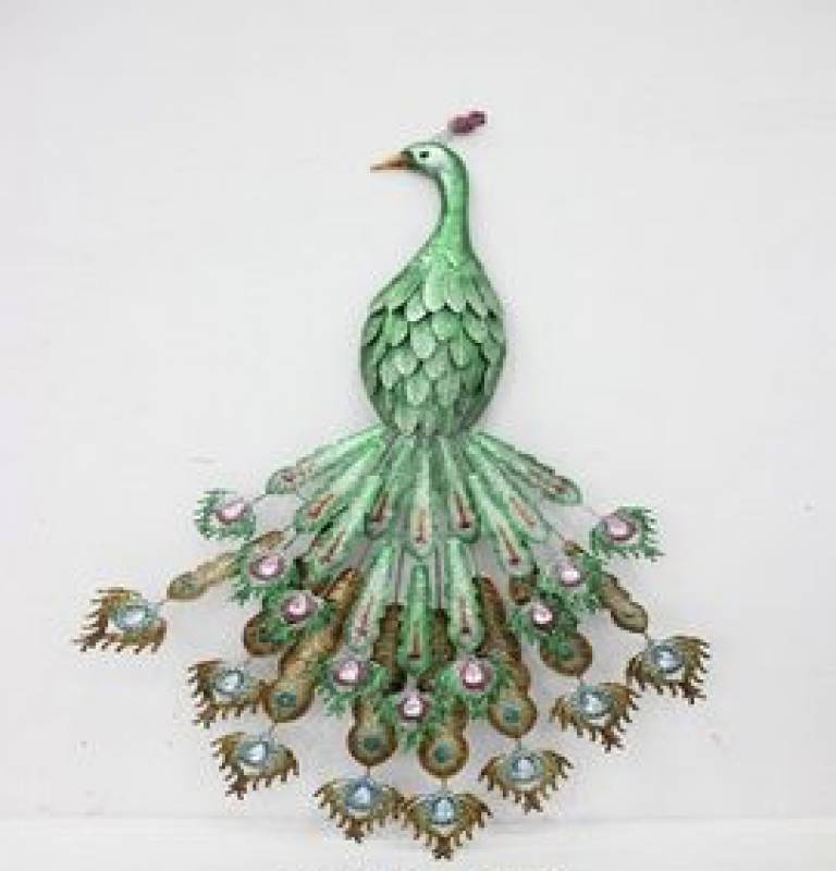 Peacock Wall Art 110cm