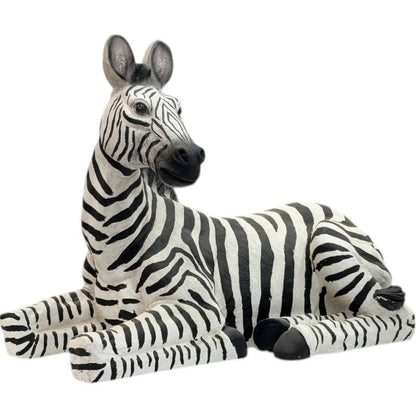 Lazy Zebra Statue 40cm