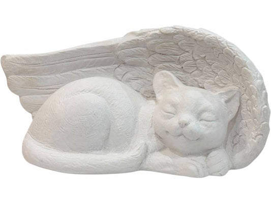 Angel Cat Statue 18cm