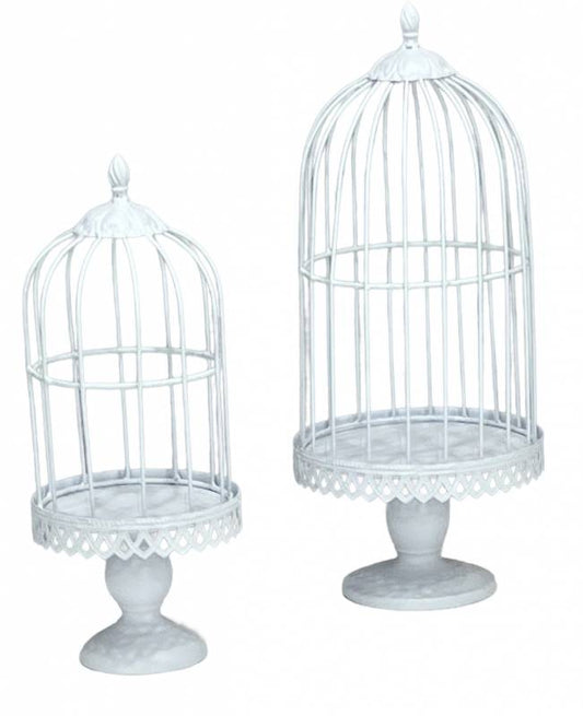 Set 2 Bianca Bird Cage 45cm