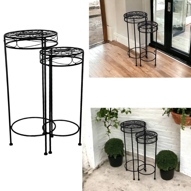 Set 2 Tracey Plant Stand 70cm - Image 3