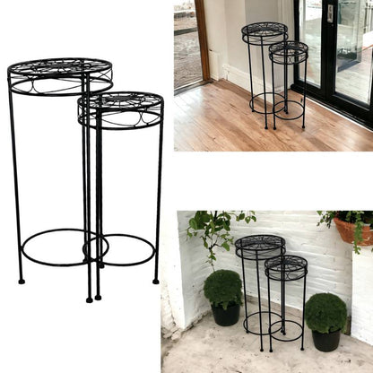 Set 2 Tracey Plant Stand 70cm - Image 3