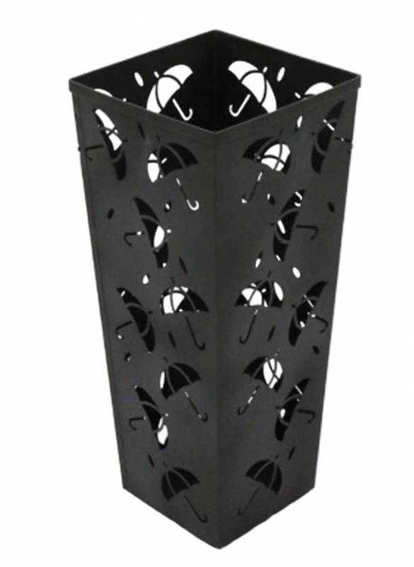 Square Cut Out Umbrella Stand 21x50cm