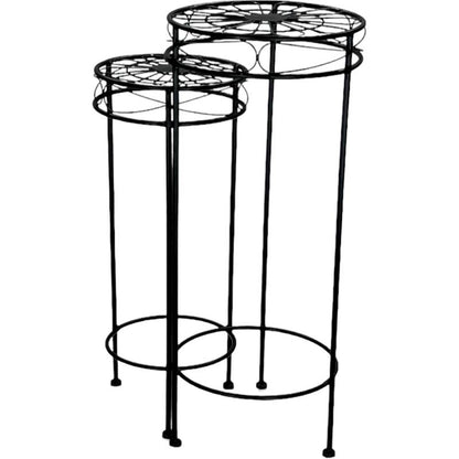 Set 2 Tracey Plant Stand 30x70cm - Image 2