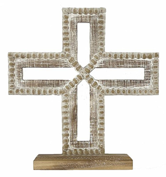 Set 2 Standing Cross 28x29cm