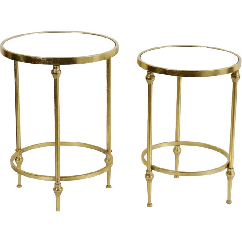 Set 2 Callie Side Tables 43x61cm