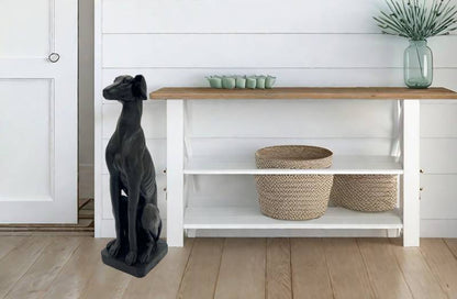 Deco Greyhound Dog Statue 82cm - Image 4