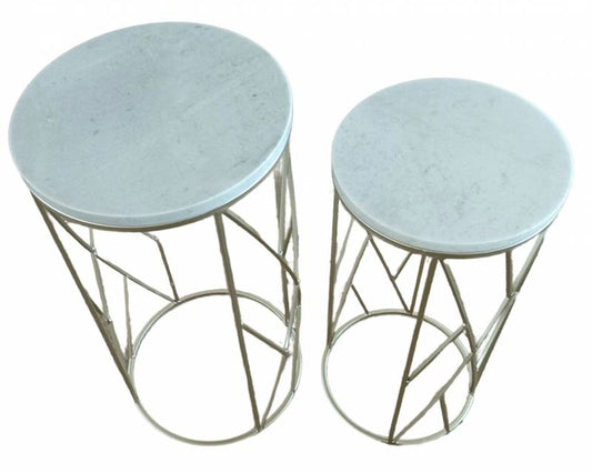 Set 2 Bourke Side Table 35x69cm