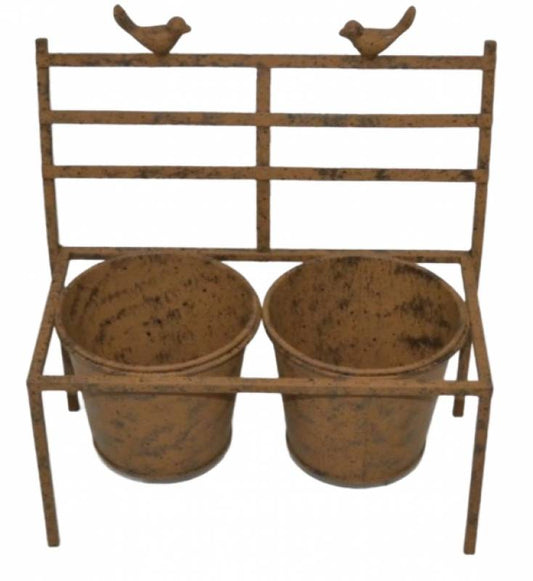 Creeper & Birds 2 Pots Planter 32cm