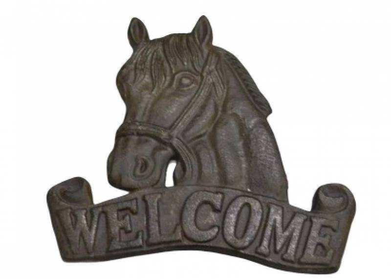 Welome Horse Trivet 18cm