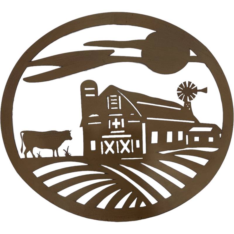 Barnyard Wall Art 45cm