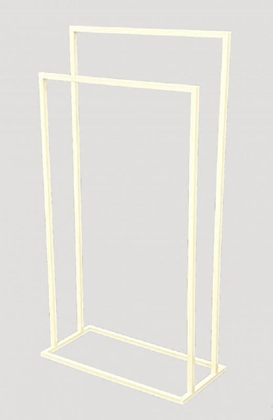 Set 2 Traditional Towel Rail Bathroom Hanger 84cm