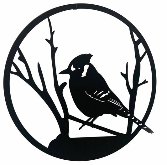 Bird Round Wall Art 60cm