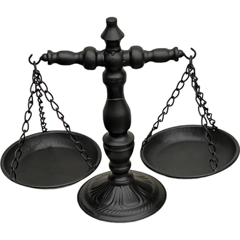 Vintage Scales Ormament 38x30cm