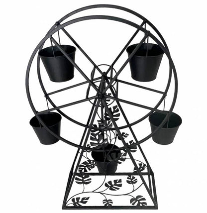 Ferris Wheel Metal Planter 53x83cm