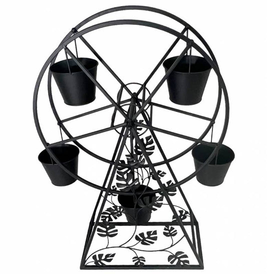 Ferris Wheel Metal Planter 53x83cm
