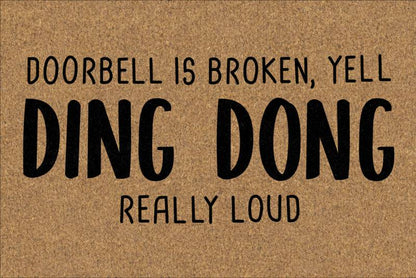 Doorbell Broken Doormat