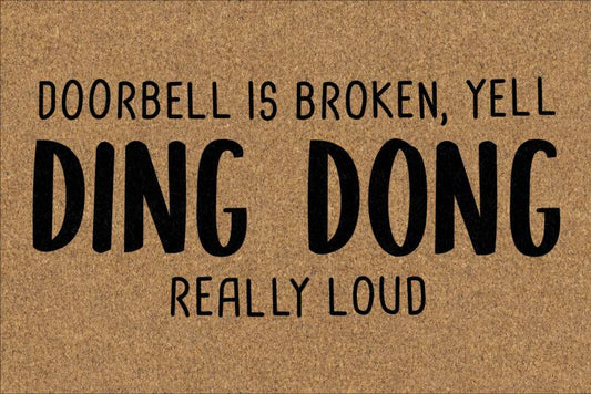 Doorbell Broken Doormat