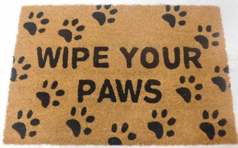 Wipe Your Paws Doormat