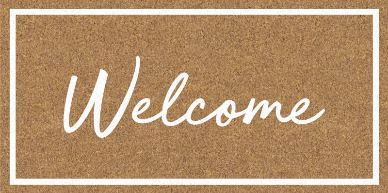 Welcome Cursive Doormat