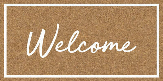 Welcome Cursive Doormat