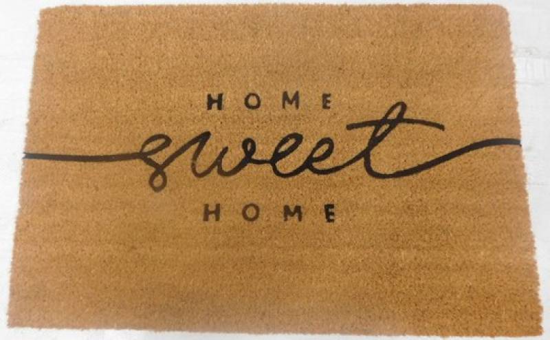 Home Sweet Home Cursive Doormat