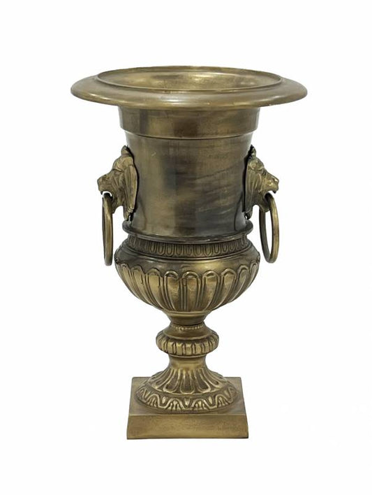 Manor Ornate Urn Brass Antique Finish 45x68cm