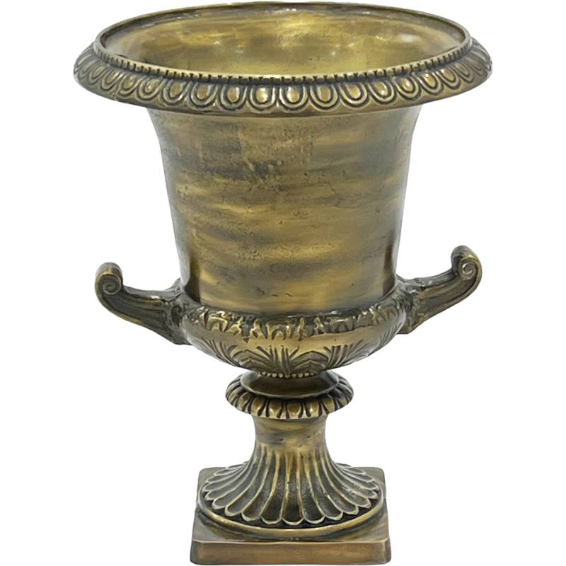 Embossed Die Cast Aluminium Urn 50cm
