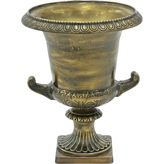Embossed Die Cast Aluminium Urn 50cm