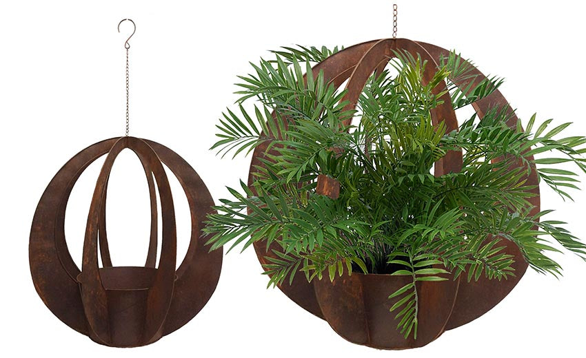 Large Metal Hanging Planter 110cm