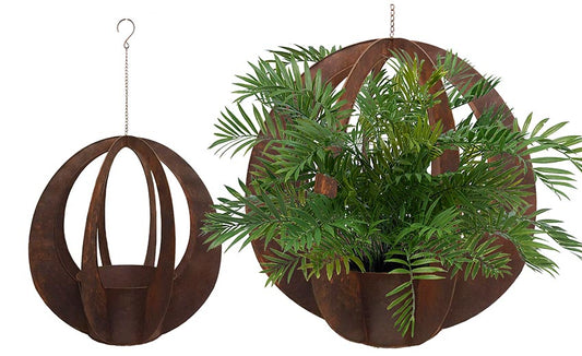 Large Metal Hanging Planter 110cm
