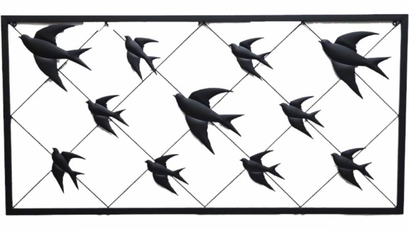 Flock Of Birds Wall Art 63cm