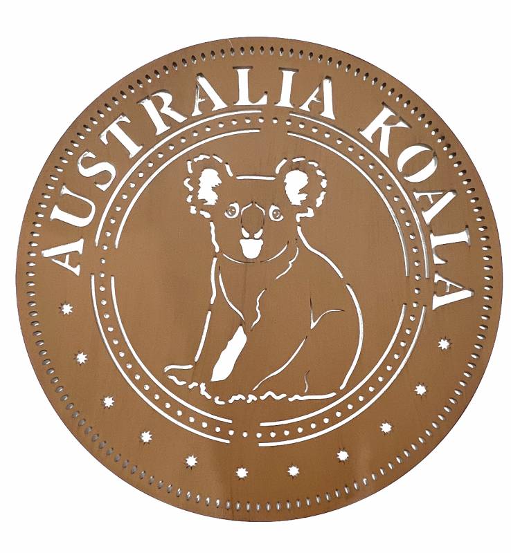 Set 2 Aus Penny Wall Art Koala 98cm