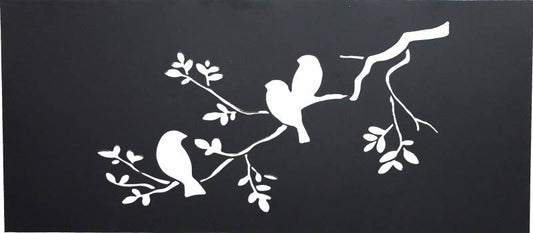 Set 2 Bird On Branch Wall Art 40cm