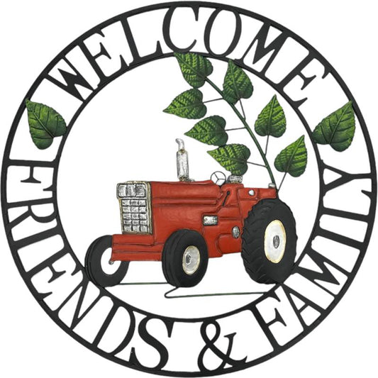 Set 2 Tractor Wall Art 71cm