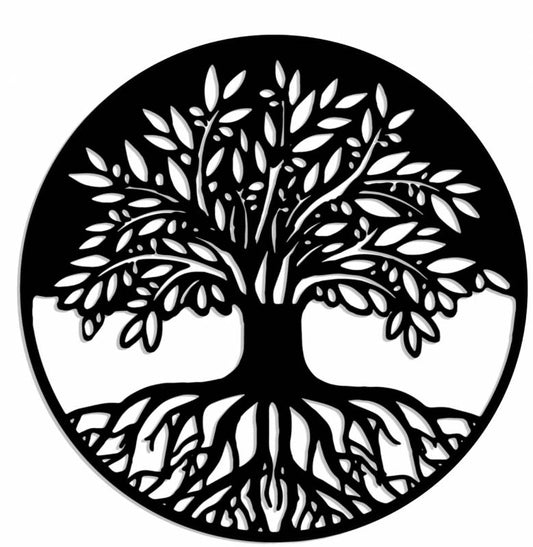 Reflection Tree Wall Art 60cm